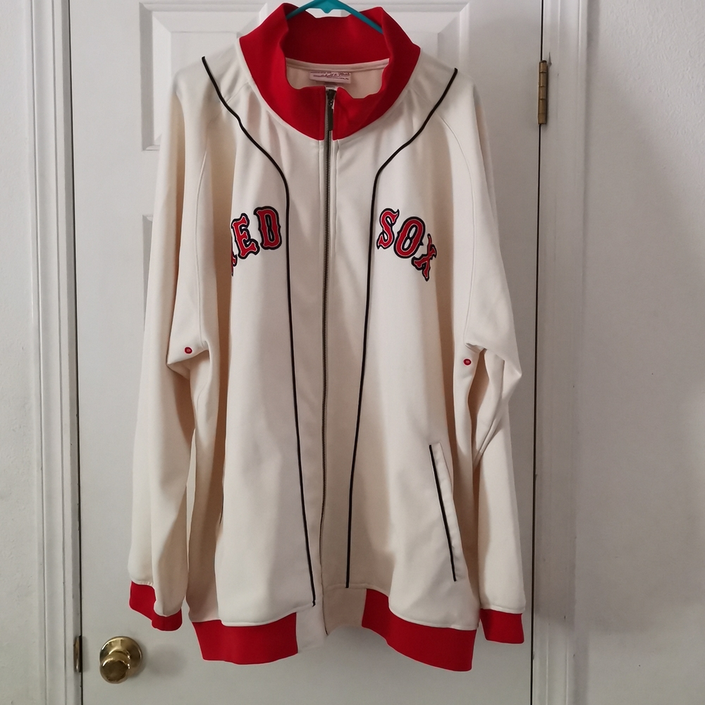 Mitchell and Ness Boston Red Sox track jacket